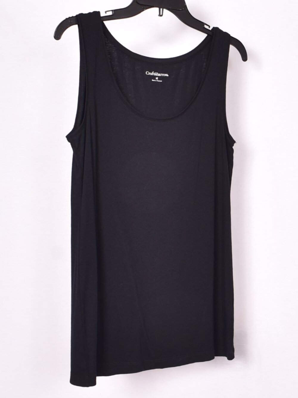 Croft & Barrow Black Women's Tank Top Size Medium